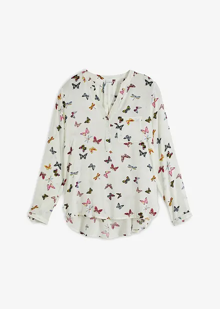Blouse van soepele viscose