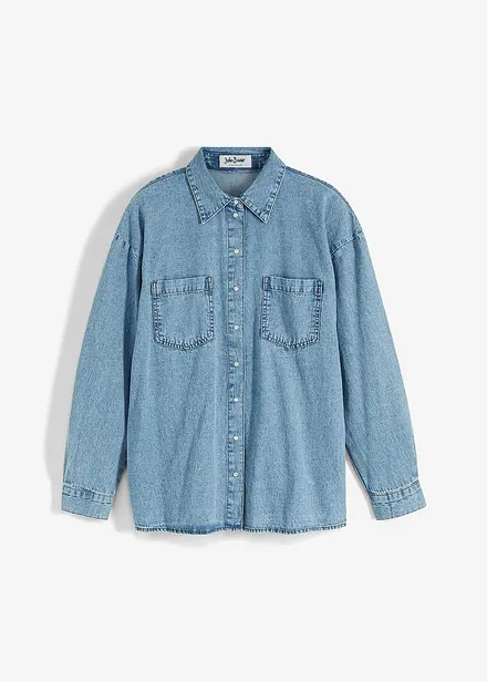Oversized spijkerblouse