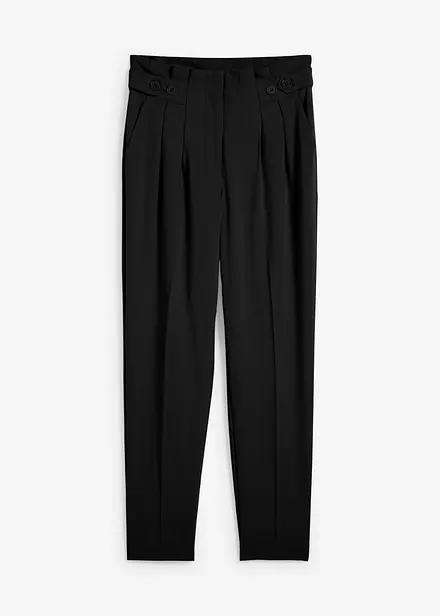 High waist paperbag broek, cropped