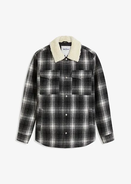 Overshirt met teddy kraag