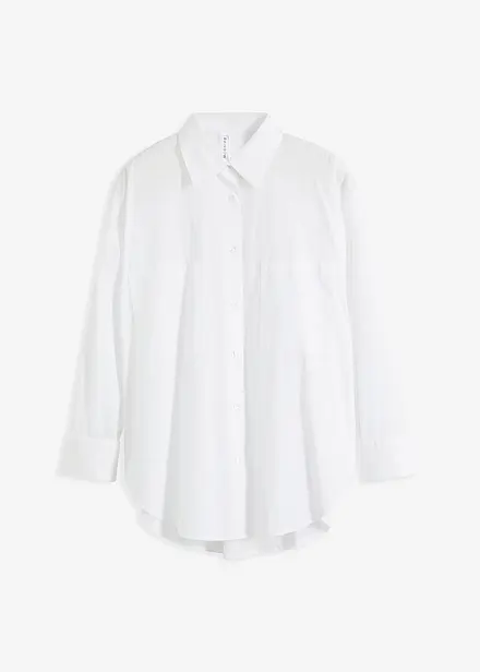 Oversized blouse van puur katoen