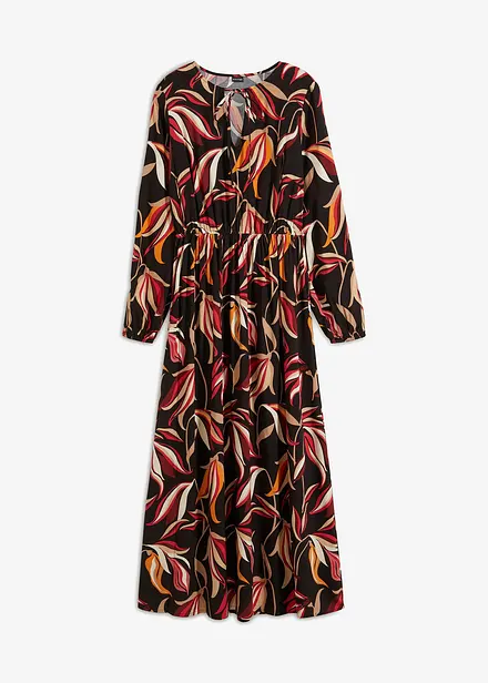 Maxi jurk van soepele viscose