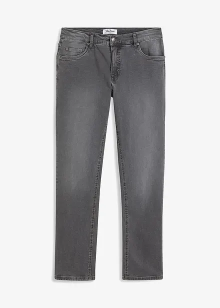 Regular fit stretch jeans met comfort fit, tapered