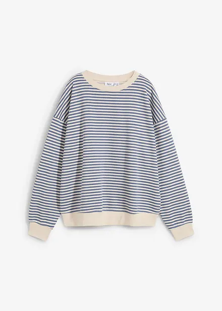Oversized sweater met strepen