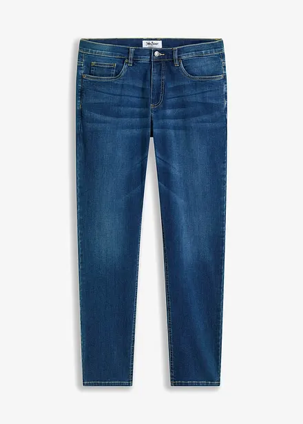 Regular fit stretch jeans, tapered