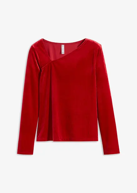 Shirt van zacht fluweel