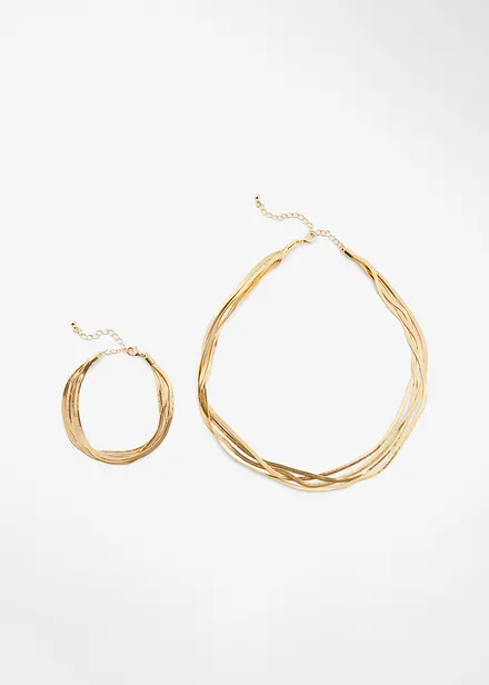 Choker en armband (2-dlg. sieradenset)