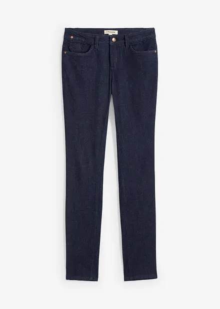 Skinny jeans mid waist, biologisch katoen