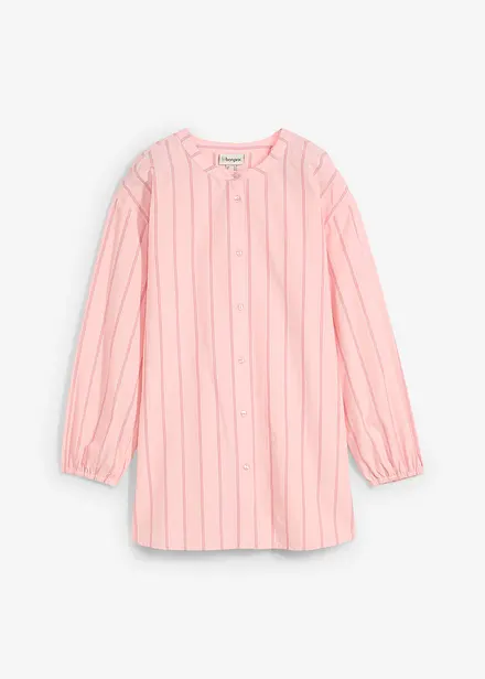 Lange blouse van katoen-popeline