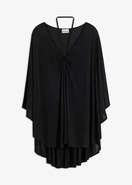 Transparante strandjurk van viscose