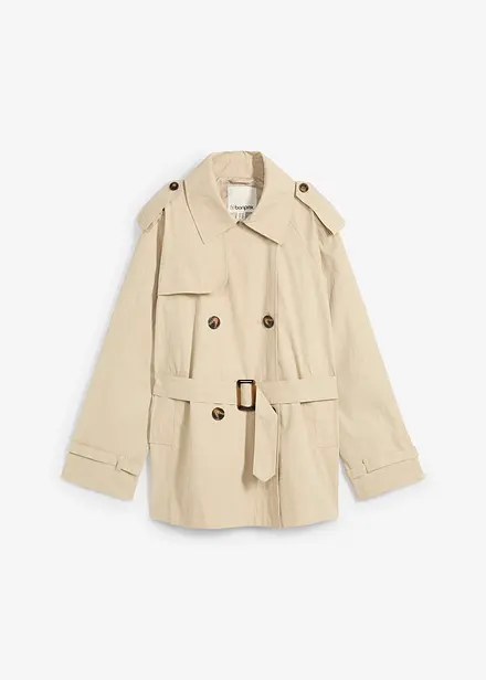 Korte trenchcoat