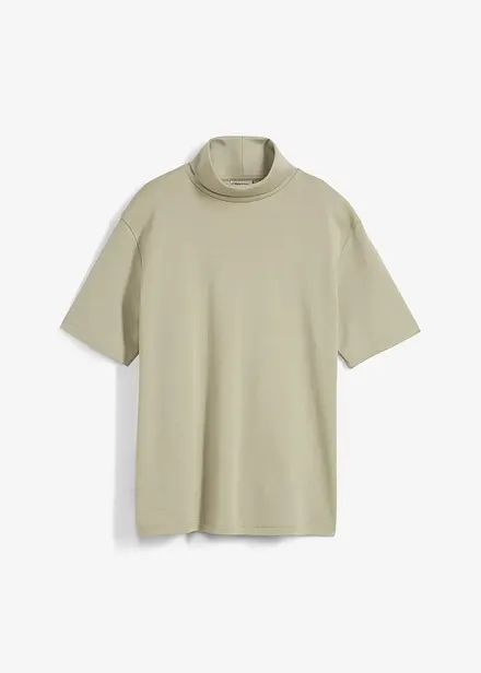 Shirt met col van biologisch katoen
