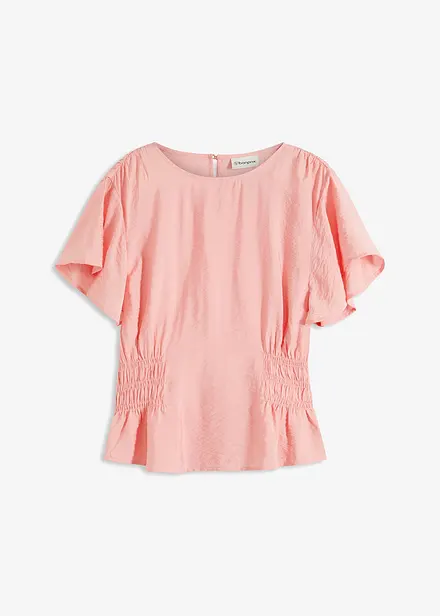 Blousetop van een zachte viscose-mix