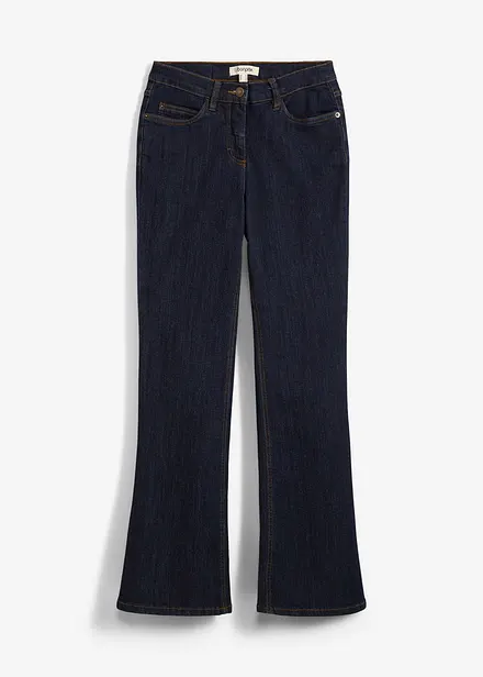 Bootcut stretch jeans, mid waist