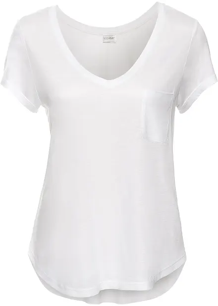 T-shirt van zachte viscose