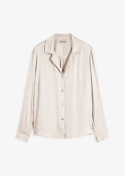 Blouse van prachtig satijn