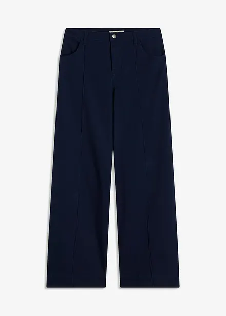 Twill broek met bies