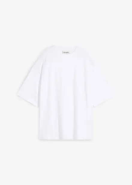 Oversized shirt van puur, zwaar biologisch katoen
