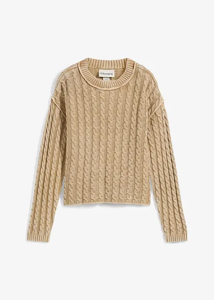 Oversized trui van puur katoen