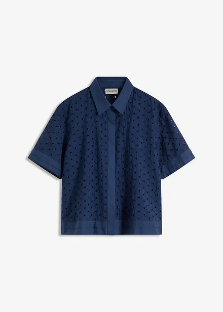 Blouse met broderie