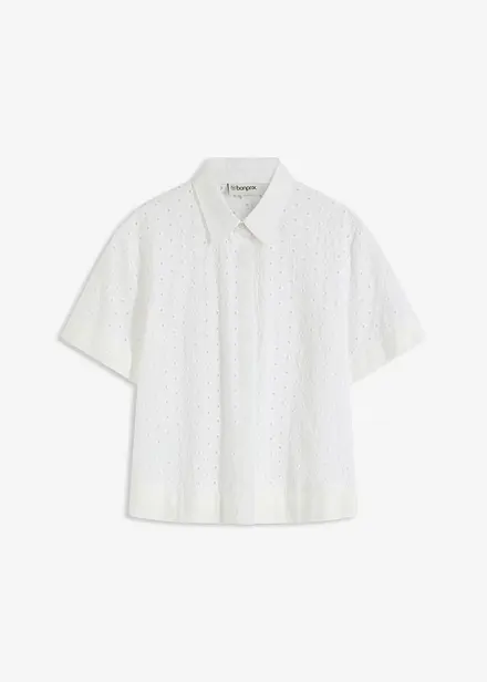 Blouse met broderie