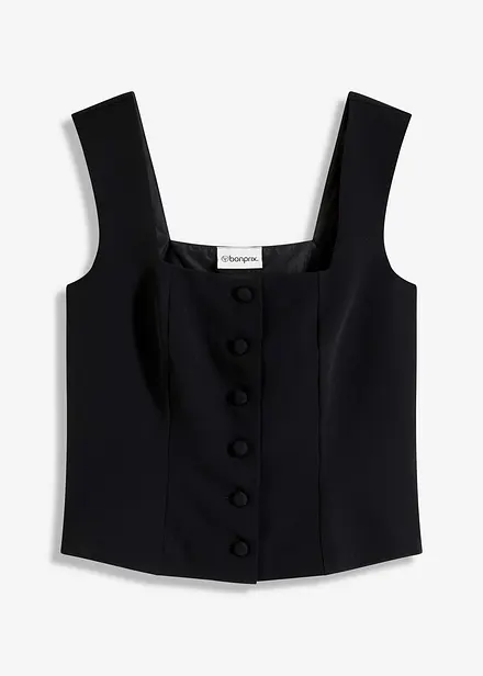 Blousetop met knopen