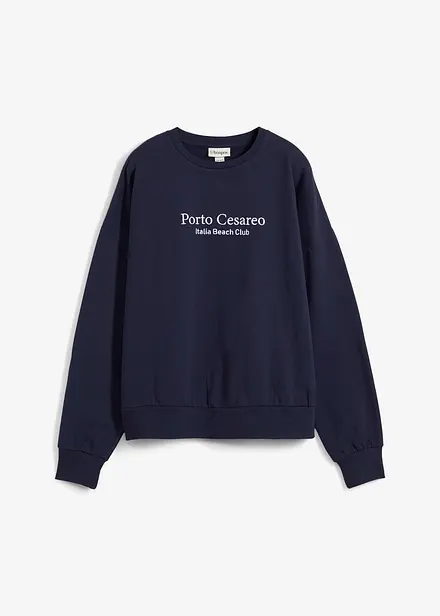 Oversized sweater met borduurwerk