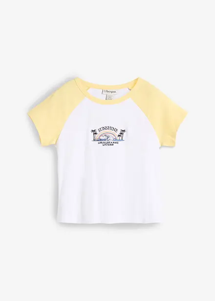 T-shirt met raglan mouwen