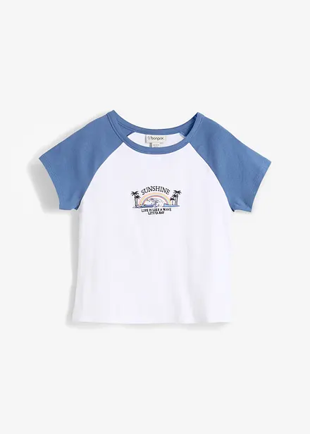 T-shirt met raglan mouwen