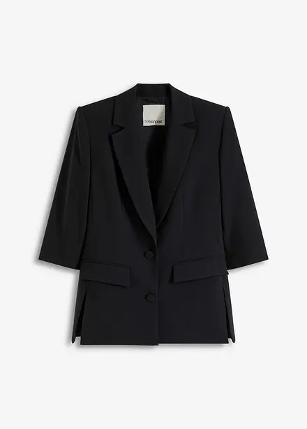 Blazer met modieus geaccentueerde schouders
