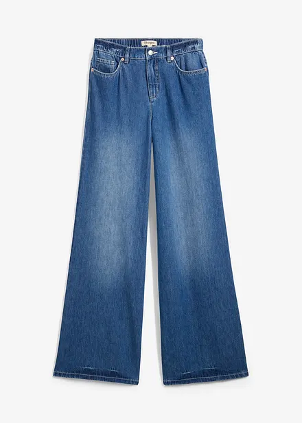 High waist jeans wide leg