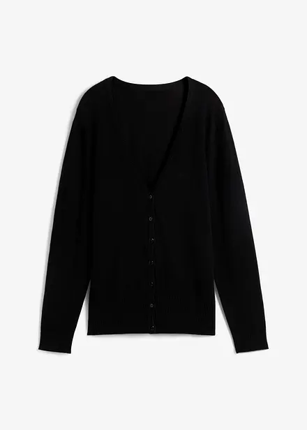 Basic vest met knoopsluiting
