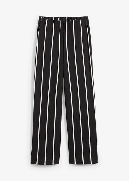 Jersey broek van robuust piqué