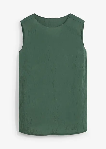 Blousetop van een crinkle-viscosemix