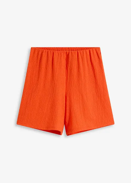 Jersey short van lichte crèpe