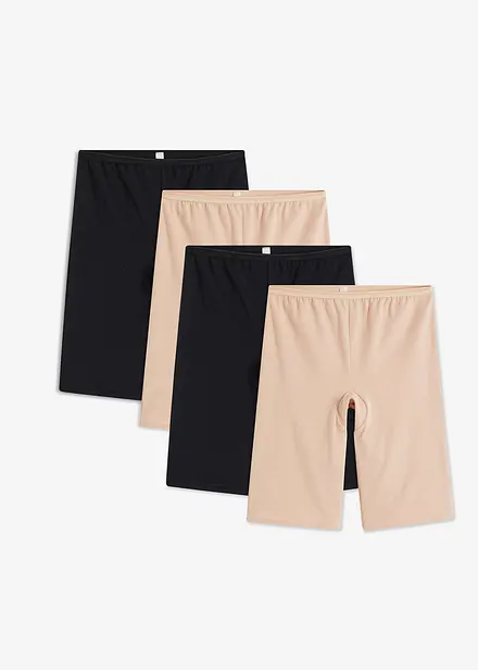 Lange damesboxer met biologisch katoen ( set van 4)
