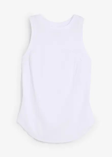 Tanktop met siernaden