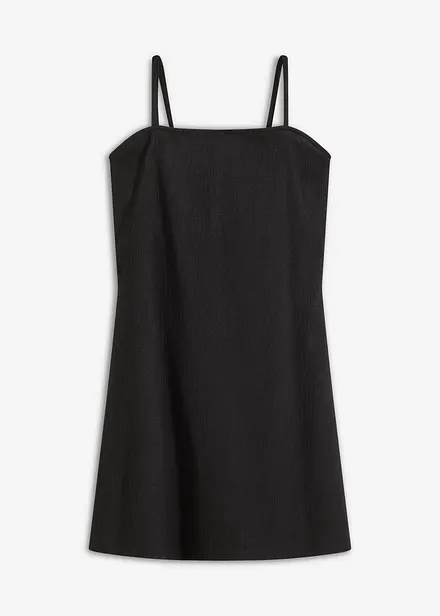 Jersey jurk met decoratieve strik achter