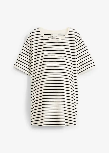 2-in-1 zwangerschapsshirt / voedingsshirt met biologisch katoen