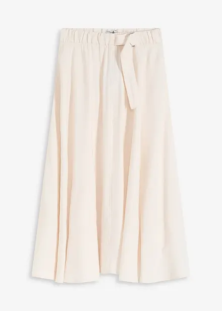 Twill rok met een vloeiende viscosemix