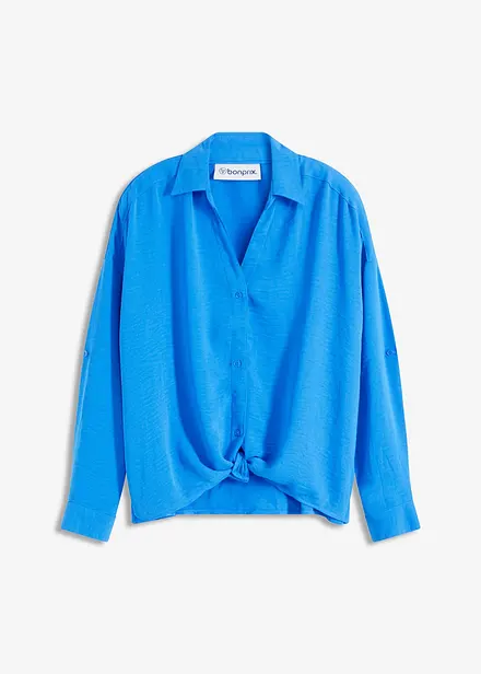 Blouse van licht crêpe