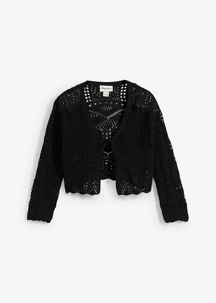 Gebreide bolero met 3/4 mouwen