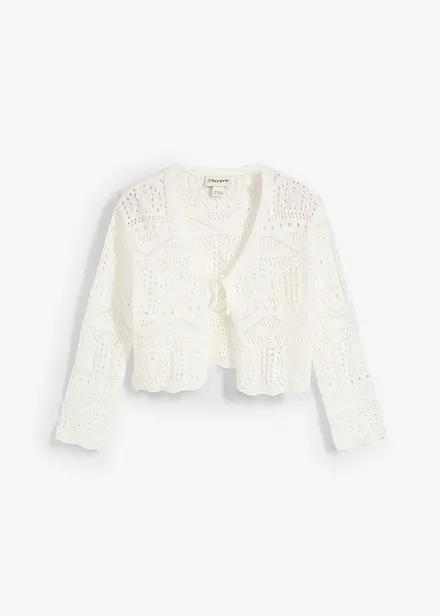 Gebreide bolero met 3/4 mouwen