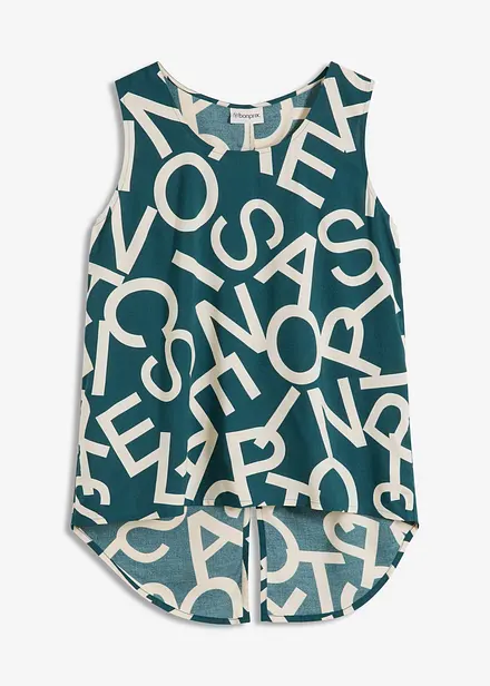 Blousetop van soepele viscose