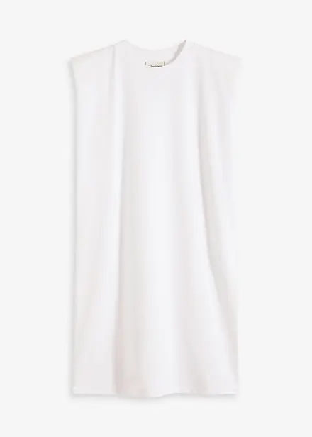 Mini jurk met oversized schouders