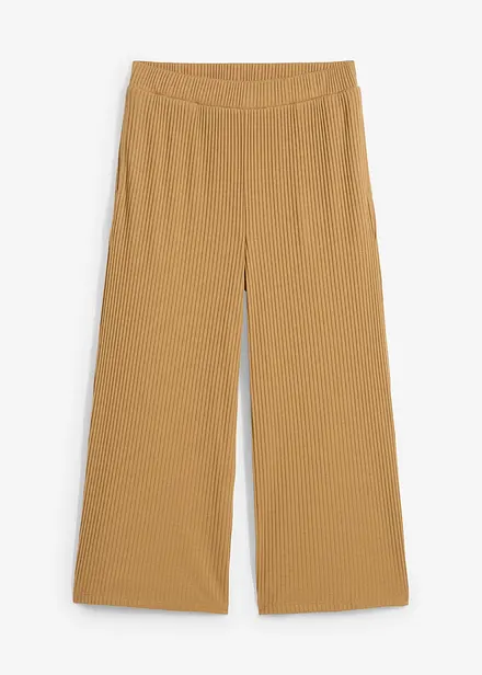 Jersey culotte met comfortabele tailleband