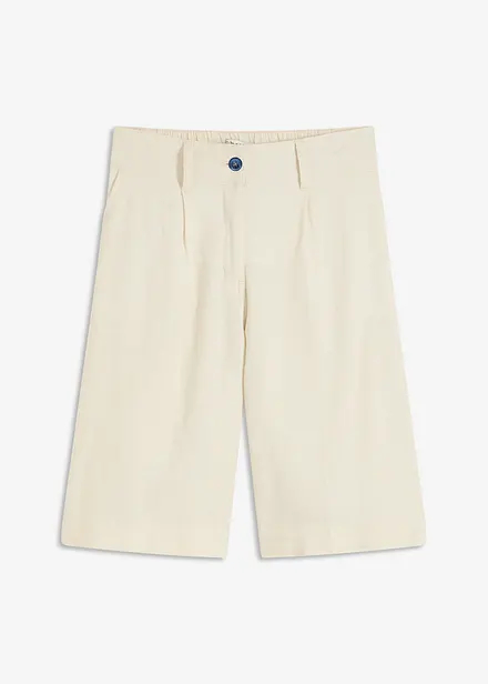 Bermuda met bandplooien