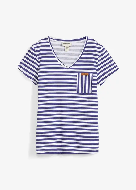 T-shirt, gestreept