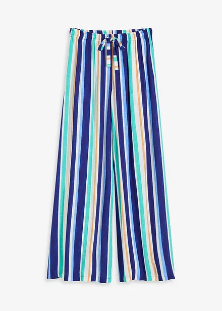 Wijde broek van soepele viscose