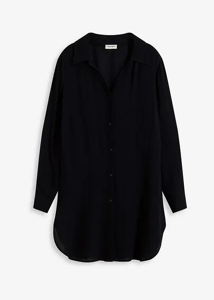 Lange strandblouse van viscose